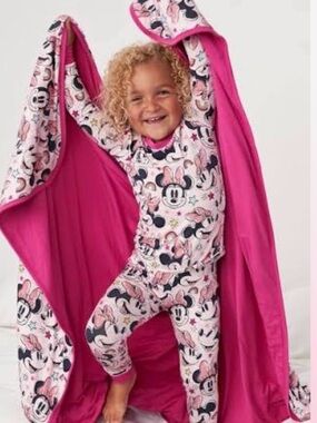 Little Sleepies Pink Minnie Mouse Pajama Set